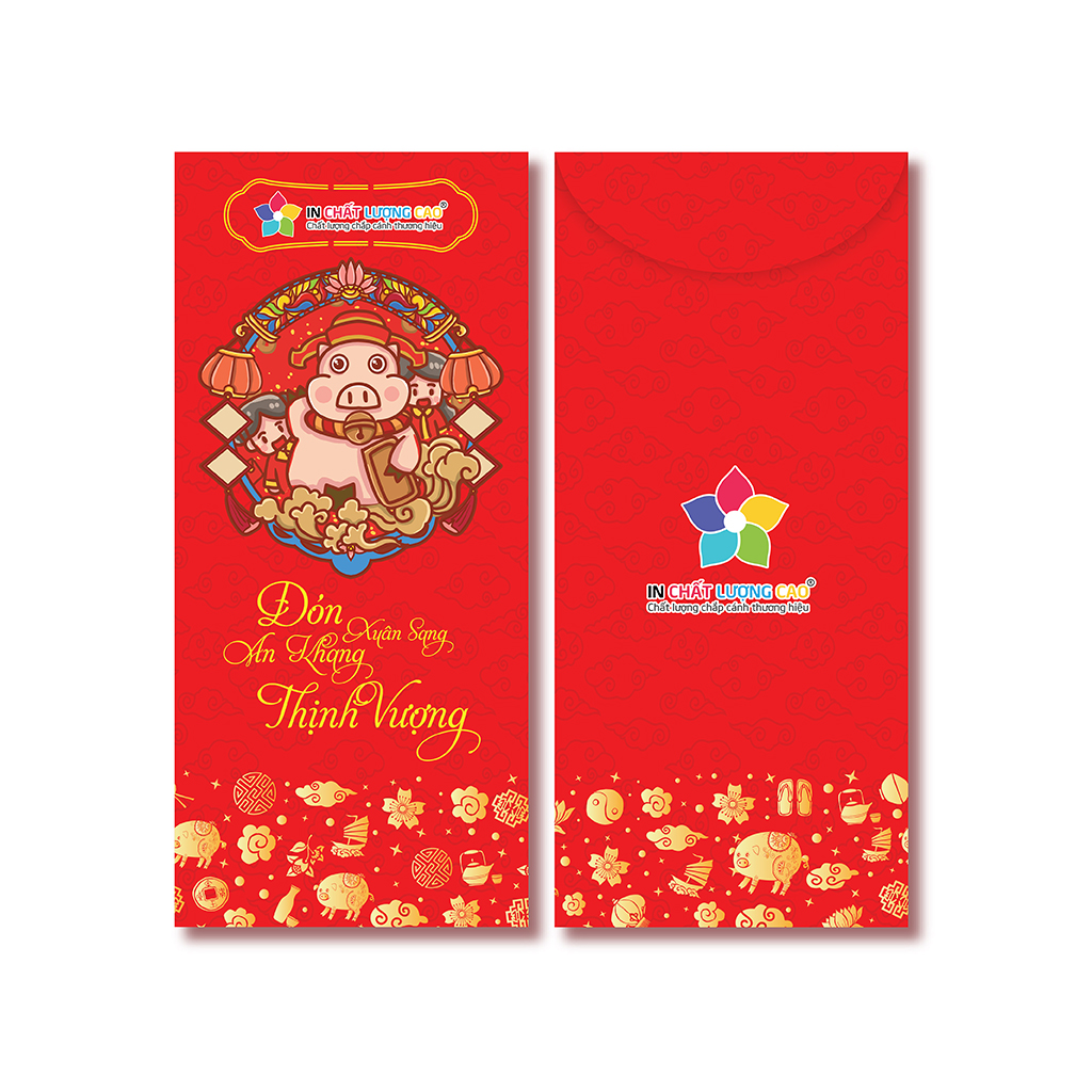 Bao lì xì giấy Couche 120gsm